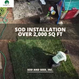 sod lawn installation