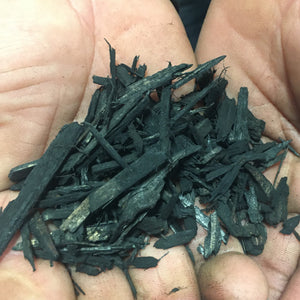 Black Mini Bark Mulch Ground Cover