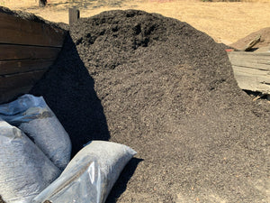 Black Wood Chip Ground Cover